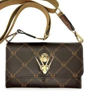 Valentino Orlandi Brown Crossbody Bag